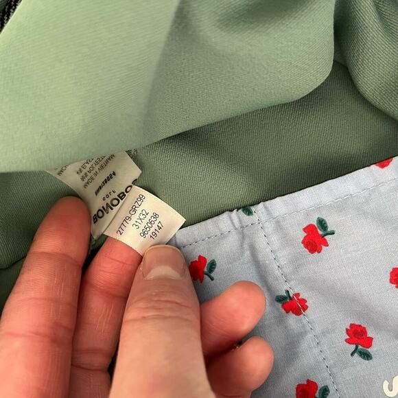 BONOBOS Golf Green Flat Front Slim Fit Performance Pants Men's Size 31x32 - Picture 6 of 8